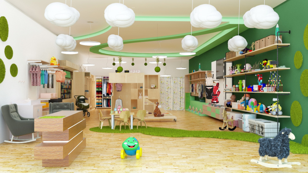 Colorful Retail Redesign 3D CAD