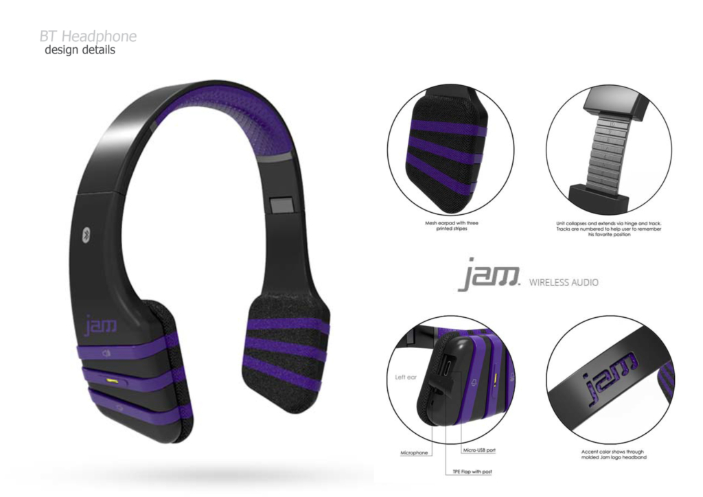 Headphones 3D Model Jam