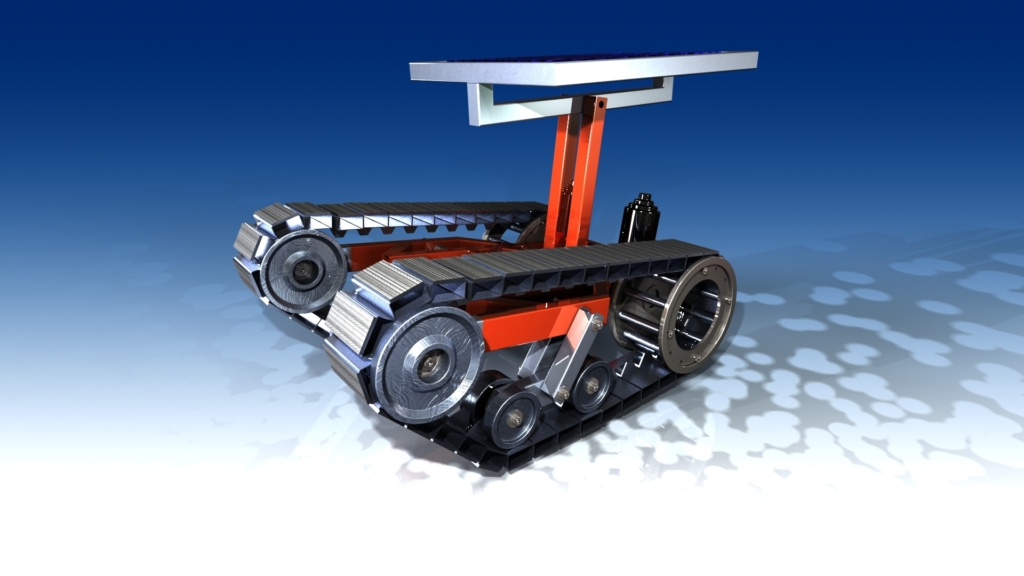 Mine Sweeper Robot 3D CAD Design