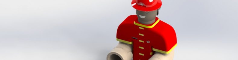 Firefighter Bath Toy Design