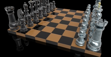 chess set 3d modeling design