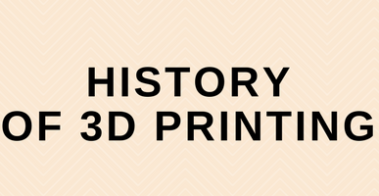 History of 3D Printing