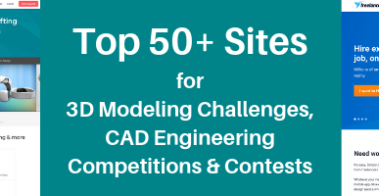 Top 50+ Sites for 3D Modeling Challenges, CAD Engineering Competitions & Contests
