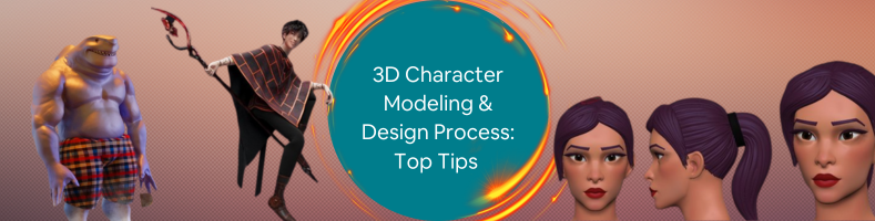 3d character modeling services