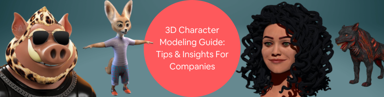 3d character modeling services