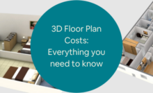 Two examples of 3D floor plans.