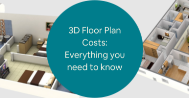 Two examples of 3D floor plans.