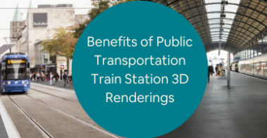 train station 3d renderings