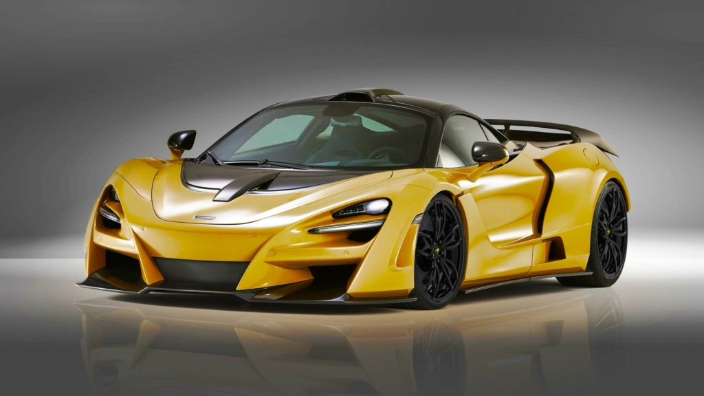 yellow race car