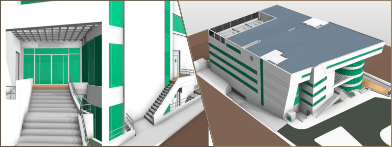 BIM of a hospital