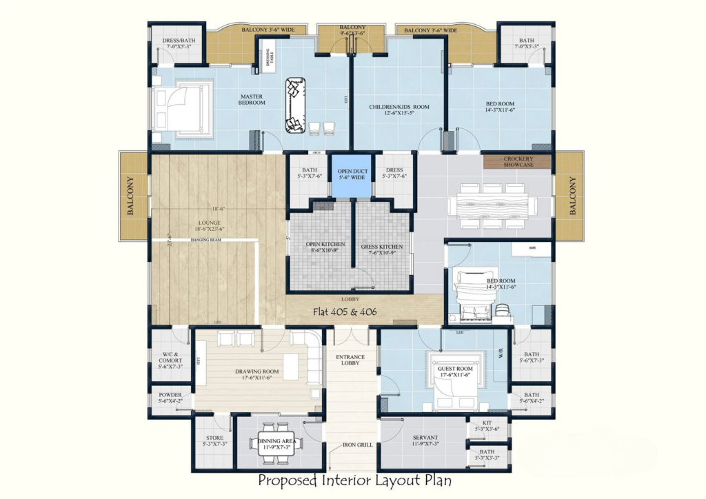 interior layout floor plan