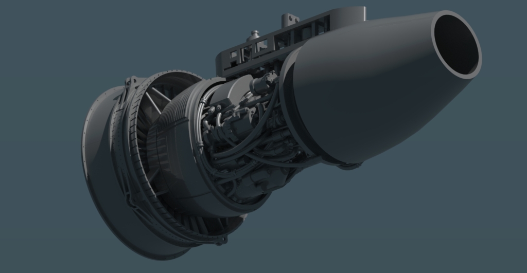 jet engine enclosure examples