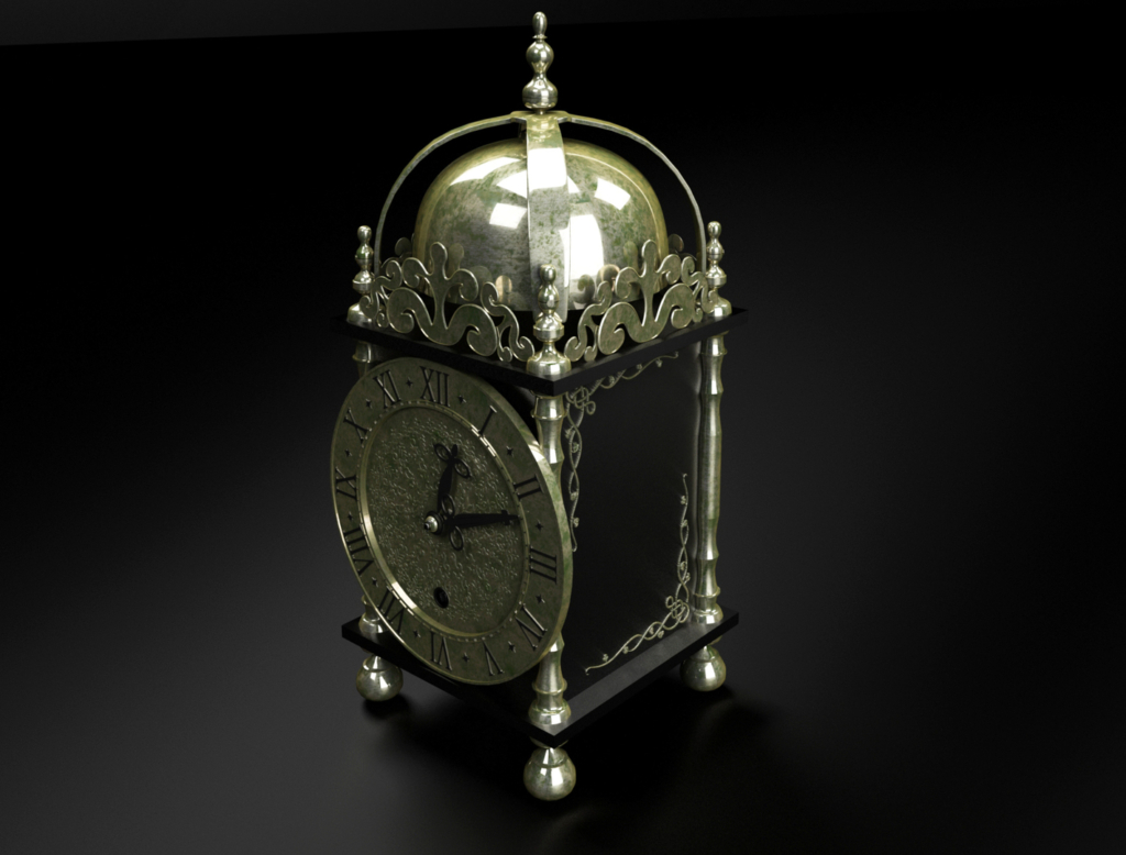 miniaturized grandfather clock product design