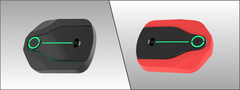 prototype of an electronic vehicle charger