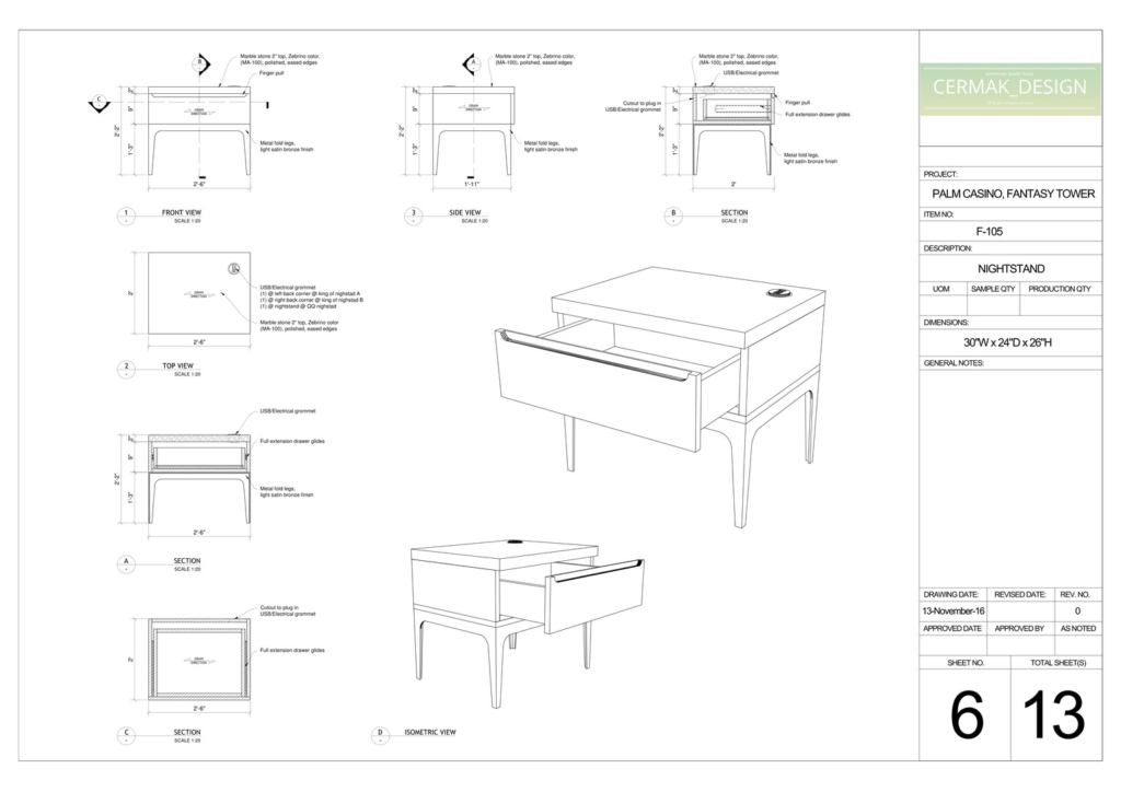 shop drawings cabinet