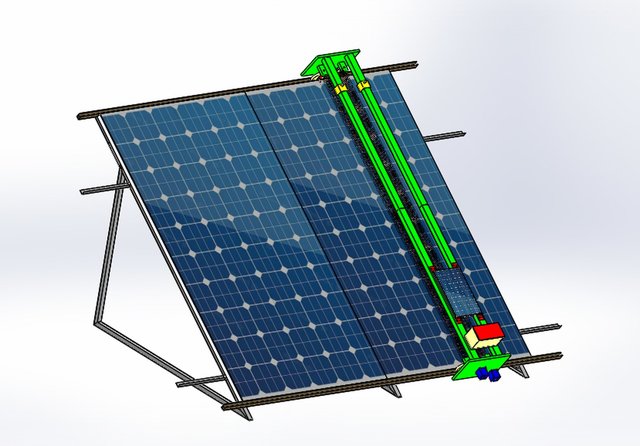 solar panel cleaning system