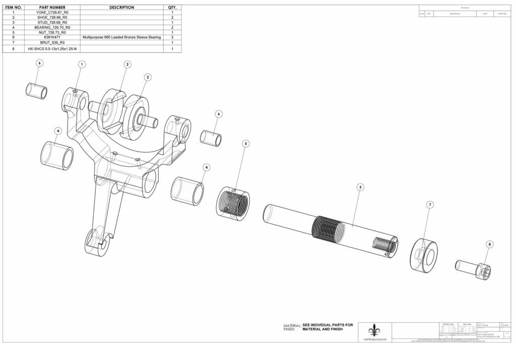 yoke sub assembly