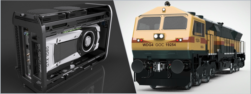 ITX mini case and train ram 3d rendering examples | Cad Crowd ITX mini case and train ram 3d rendering examples