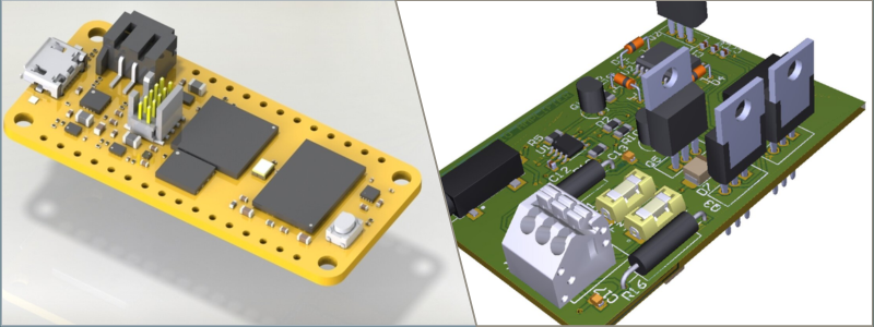 3d rendering of PCB designs | Cad Crowd 3d rendering of PCB designs