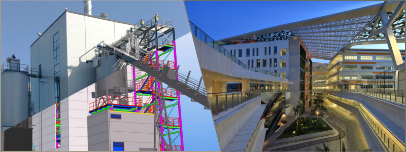 BIM modeling of a structure and mall complex design | Cad Crowd BIM modeling of a structure and mall complex design