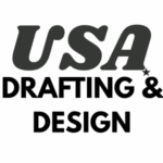 USA Drafting Design logo | Cad Crowd USA Drafting Design logo