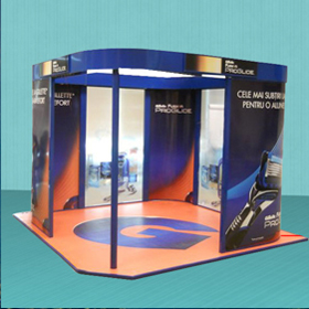 Gillette tradeshow booth