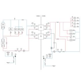 Schematics for heating and electrical systems