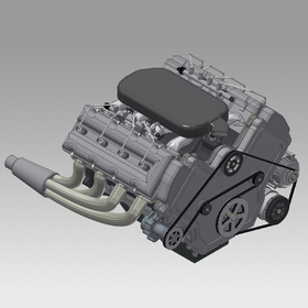 Engine CAD design