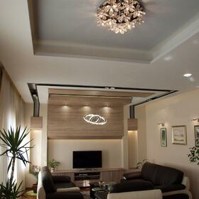 Living room interior AutoCAD design
