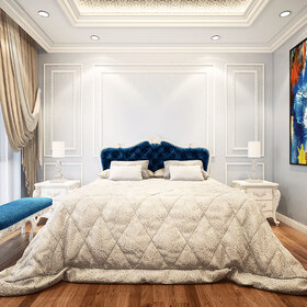 Modern classic bed design