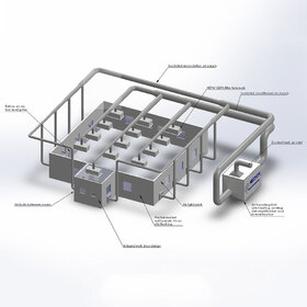 HVAC fabrication CAD drawings