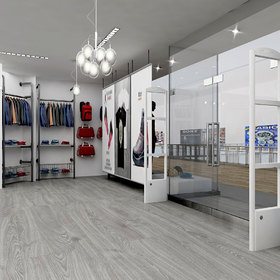 Clothing store interior