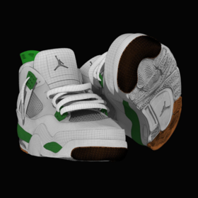 3D rendering for Air Jordan Nike sneakers