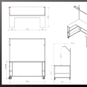 2D Ergonomic workstation