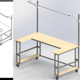 3D Ergonomic workstation