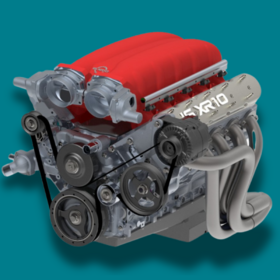 V10 race engine