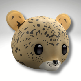 Animated Leopard Character